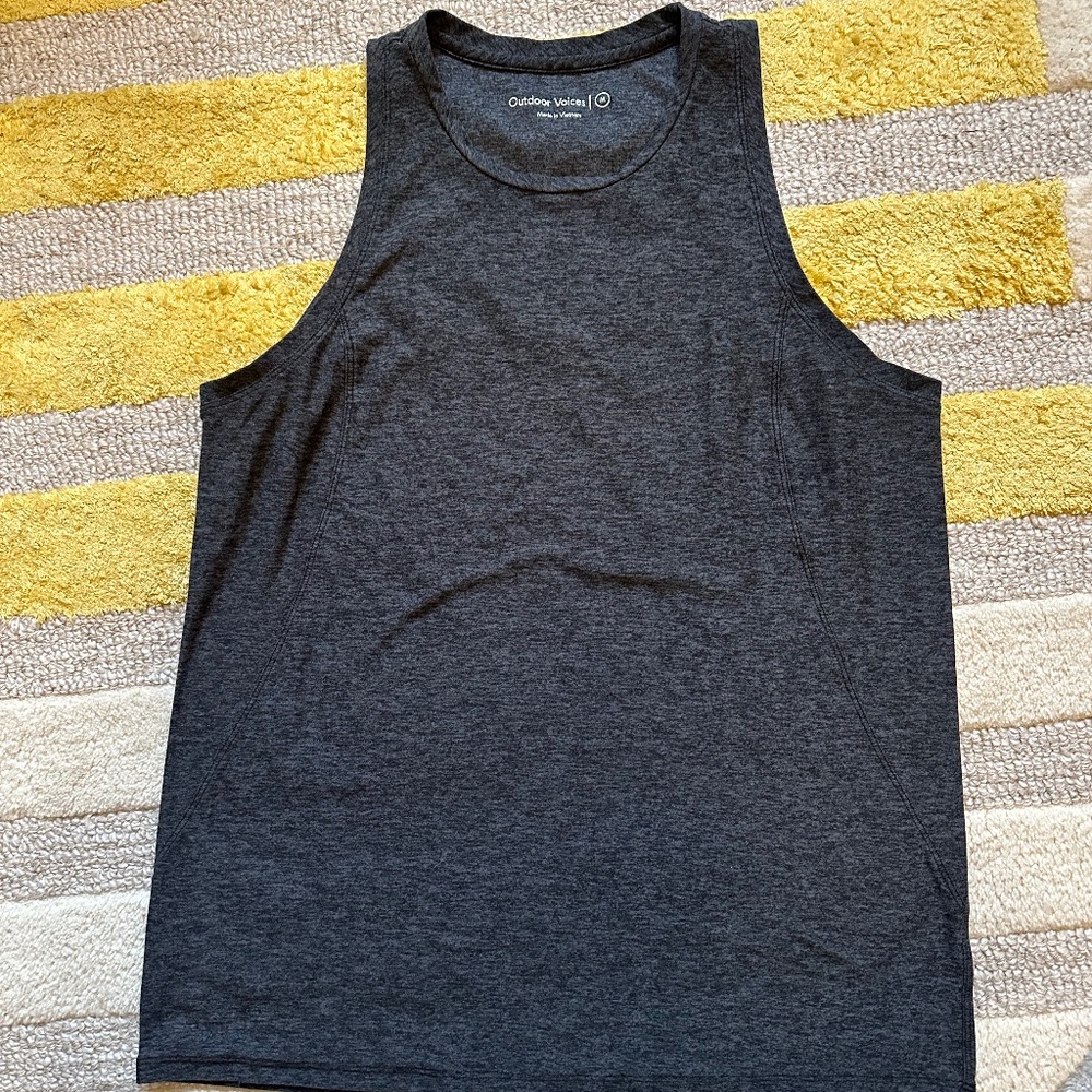 outdoor voices cloudknit tank size small